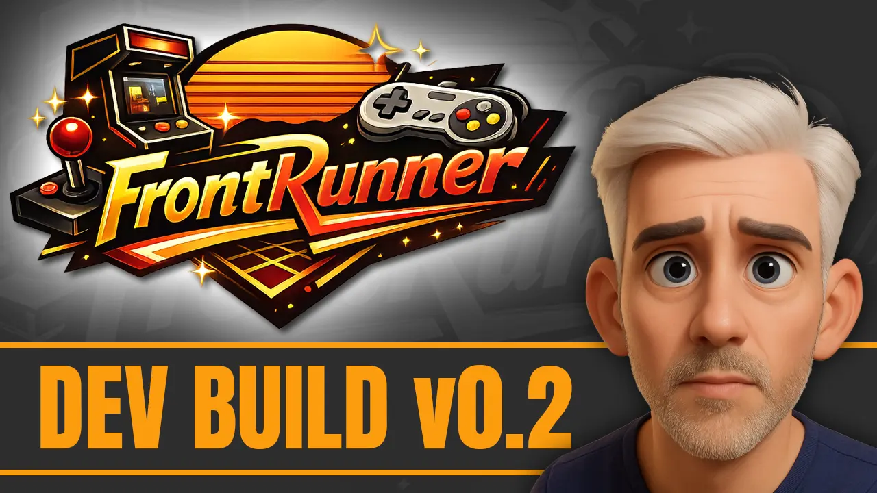 Thumbnail for the FrontRunner video (on YouTube): a prototype frontend for MAME.