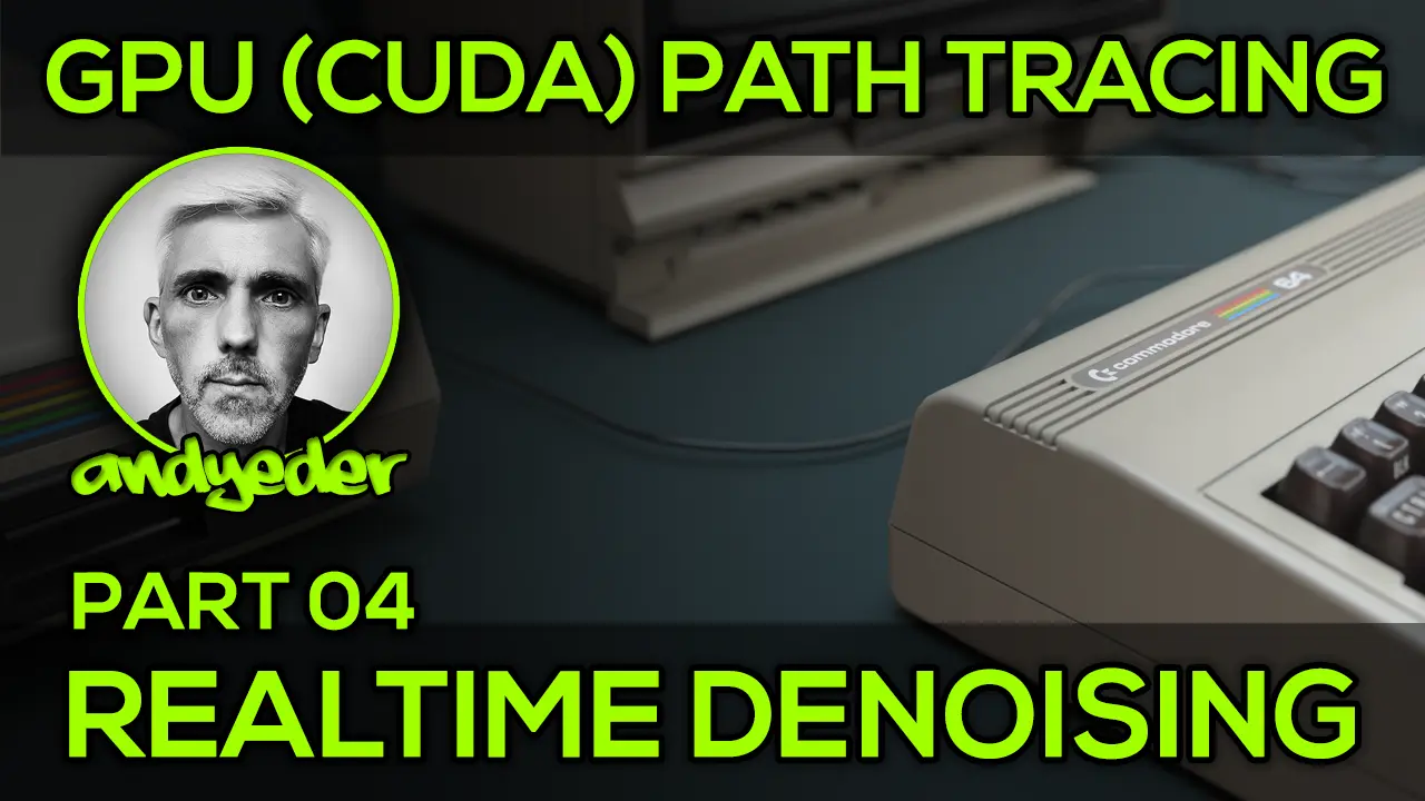 Thumbnail for the SIPT interactive path tracer video (on YouTube): demonstrating realtime denoising.