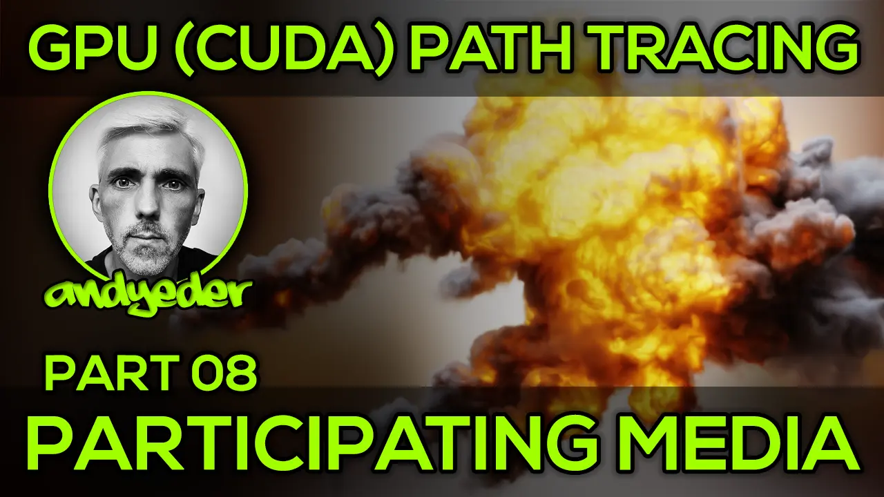 Thumbnail for the SIPT interactive path tracer video (on YouTube): demonstrating volume rendering and participating media.